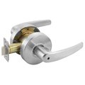 Yale Grade 2 Privacy/Bedroom/Bath Cylindrical Lock, Monroe Lever, Non-Keyed, Satin Chrm Fnsh, Non-handed MO4602LN 626